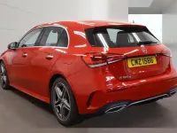 Used Mercedes A180 AMG line 116 HP (85 kW) 2019 Red Hatchback