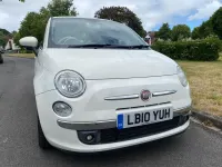 Used Fiat 500 69 HP (50 kW) 2010 White Hatchback