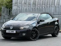 Used VW Golf Cabriolet GT 2012 Black Cabriolet