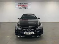 Used Mercedes E220 AMG line 2016 Black Cabriolet