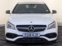 used Mercedes CLA45 AMG CLA Class 2.0Coupe SpdS DCT 4MATIC Euro 6 (s/s) 4dr PARKING SENSORS HEATED SEATS Saloon