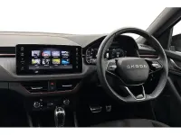 Used Skoda Kamiq Design Edition 85 HP (62 kW) 2026 Graphite grey metallic black magic pearl effect SUV