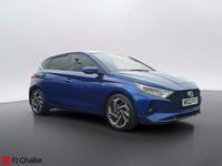 Used Hyundai i20 Premium 2022 Blue Hatchback