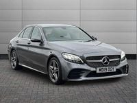 Used Mercedes C200 AMG line 180 HP (132 kW) 2019 Grey Sedan