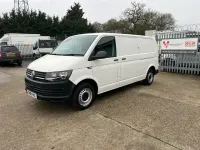 Begagnad VW Transporter Startline 2018 Vit Van
