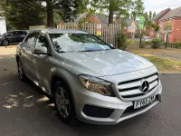 Used Mercedes GLA220 AMG line 177 HP (130 kW) 2015 Silver SUV