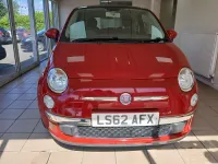 Used Fiat 500 Lounge 69 HP (50 kW) 2012 Red Hatchback