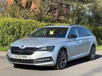 Second-hand Skoda Superb SportlinePlus 190 CP (139 kW) 2020 Argintiu Break