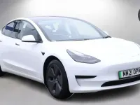 Used Tesla Model 3 Standard Range Plus 366 kW (498 HP) 2021 White Sedan