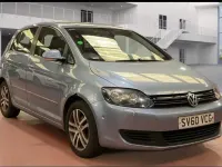 Used VW Golf VI SE 105 HP (77 kW) 2010 Blue Hatchback