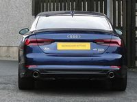 Used Audi A5 Black Edition 245 HP (180 kW) 2019 Blue Coupe