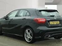 Used Mercedes A160 AMG line 2018 Obsidian black Hatchback