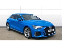Used Audi A3 S-Line 110 HP (80 kW) 2022 Blue Sedan