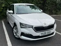 Used Skoda Scala SE L 115 HP (84 kW) 2020 White Hatchback