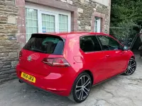 Used VW Golf VII GTD 181 HP (133 kW) 2014 Red Hatchback