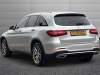 Used Mercedes GLC250 AMG line 204 HP (150 kW) 2018 Iridium silver Estate