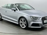 Used Audi A3 Cabriolet S-Line 150 HP (110 kW) 2018 Silver Cabriolet