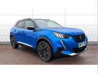 Used Peugeot e-2008 Premium 100 kW (136 HP) 2022 Blue SUV