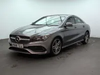 Used Mercedes CLA180 AMG line 120 HP (88 kW) 2019 Grey Coupe