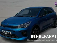 Used Kia Rio GT-Line S 118 HP (86 kW) 2021 Blue Hatchback