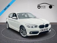 Used BMW 118 Sport Line 136 HP (100 kW) 2018 White Hatchback