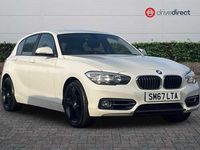 Used BMW 118 Sport Line 150 HP (110 kW) 2017 White Hatchback