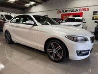 Used BMW 218 Sport Line 136 HP (100 kW) 2016 White Coupe