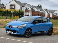 Used Renault Clio Dynamique 90 HP (66 kW) 2014 Blue Hatchback