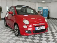 Used Fiat 500 S 85 HP (62 kW) 2013 Red Cabriolet