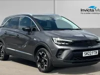 Used Vauxhall Crossland Ultimate 130 HP (95 kW) 2022 Moonstone grey metallic SUV