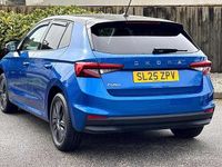 Used Skoda Fabia Design Edition 113 HP (83 kW) 2025 Race blue metallic black magic pearl effect Hatchback