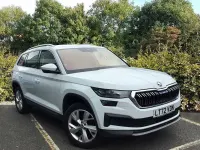 Used Skoda Kodiaq SE L 140 HP (102 kW) 2022 Moon white metallic SUV