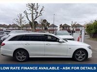 Used Mercedes E300 AMG line 2019 White Estate