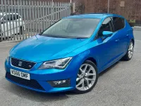Used Seat Leon FR 150 HP (110 kW) 2017 Blue Hatchback