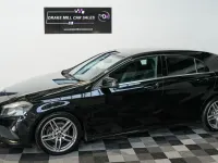 Used Mercedes A180 AMG line 109 HP (80 kW) 2017 Black Hatchback
