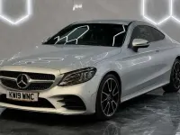 Used Mercedes C300 AMG Line Premium 245 HP (180 kW) 2019 Silver Coupe