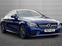 Used Mercedes C220 AMG line 194 HP (142 kW) 2021 Spectral blue Coupe