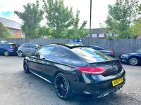 Used Mercedes C220 AMG line 2016 Black Coupe