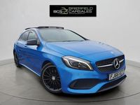 Używany Mercedes A200 AMG Line Premium Plus 2016 Niebieski Hatchback