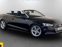 Used Audi A5 Cabriolet S-Line 190 HP (139 kW) 2017 Black Cabriolet