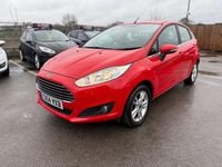 Used Ford Fiesta Zetec 2014 Red Hatchback