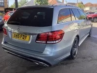 Used Mercedes E220 AMG Line Premium 177 HP (130 kW) 2015 Silver Estate