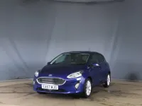 Begagnad Ford Fiesta Titanium 2017 Blå Halvkombi