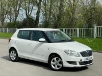 Used Skoda Fabia SE 105 HP (77 kW) 2013 White Hatchback