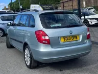 Begagnad Skoda Fabia Elegance 2013 Grön Kombi