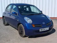 Used Nissan Micra SE 2004 Blue Hatchback