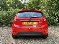 Used Ford Fiesta Zetec 96 HP (70 kW) 2012 Red Hatchback