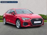 Used Audi A3 S-Line 150 HP (110 kW) 2023 Red Sedan