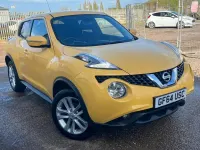 Used Nissan Juke Acenta Premium 117 HP (86 kW) 2014 Yellow SUV