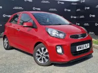 Used Kia Picanto 66 HP (48 kW) 2016 Red Hatchback